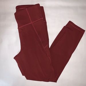 Lululemon final lap crop leggings in Savannah
